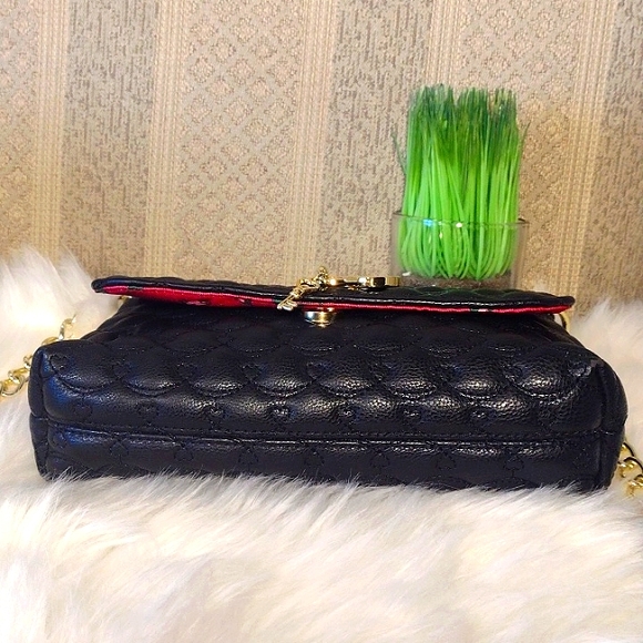 Betsey Johnson quilted Bow shoulder bag - Picture 6 of 16